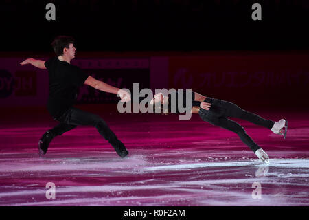 Helsinki, Finlande. 4ème Nov 2018. Au cours du Gala de l'exposition à la finale du Grand Prix de patinage artistique 2018 à Helsinki Helsinki (Helsingin Jaahalli Hall de glace) le dimanche, 04 novembre 2018. HELSINKI . (Usage éditorial uniquement, licence requise pour un usage commercial. Aucune utilisation de pari, de jeux ou d'un seul club/ligue/dvd publications.) Crédit : Taka Wu/Alamy Live News Banque D'Images