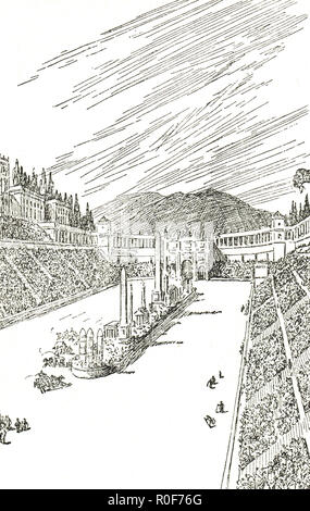Course de chars au Cirque Maximus, Rome