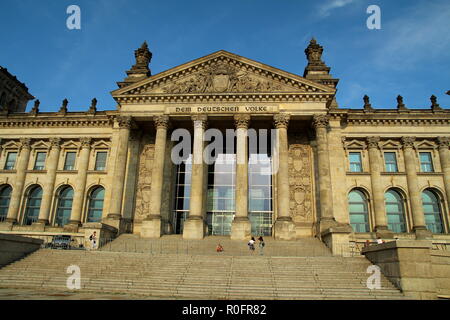 Bâtiment du Reichstag. Berlin. L'Allemagne. Banque D'Images