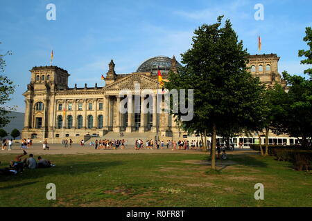 Bâtiment du Reichstag. Berlin. L'Allemagne. Banque D'Images