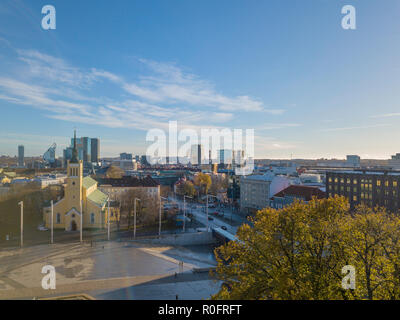 L'Estonie, Tallinn - 04.11.2018 : Vue aérienne de la ville TALLINN ESTONIE Banque D'Images