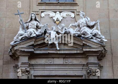 Complexe de San Firenze à Florence en Italie Banque D'Images