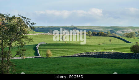 Ancienne porte à Austwick, Yorkshire du Nord, Angleterre, RU Banque D'Images