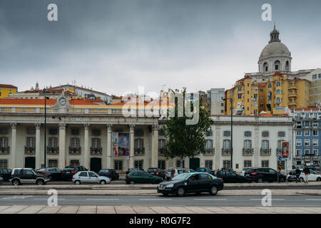 Lisbonne, Portugal - Nov 3, 2018 : entrée principale façade du Musée militaire de Lisbonne, Portugal Banque D'Images