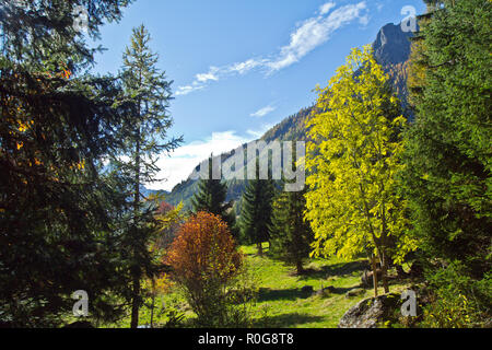 Les Alpes sont la plus haute et la plus vaste gamme de montagne qui se trouve entièrement en Europe, s'étendant sur environ 1 200 kilomètres. Banque D'Images