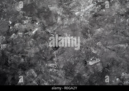 Noir et gris de Abstract Wall Background, Ciment, Béton, Stucco Texture Banque D'Images