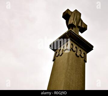 L'ancien cimetière de St Boniface à Chicago a été le premier cimetière allemand datant de la guerre civile période avec certains monuments de l'époque. Banque D'Images