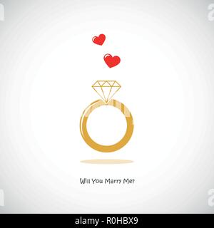 Allez-vous m'épouser mariage pictogramme icône vector illustration EPS10 Illustration de Vecteur