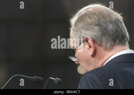 Vienne, Autriche. 5th novembre 2018. L'Institut d'éducation à la liberté, le FPÖ et le Club parlementaire de la liberté ont invité au symposium et à la cérémonie '1918 - 2018: 100 ans de république. La photo montre Walter Rosenkranz, président du club du FPÖ. Credit: Franz PERC / Alamy Live News Banque D'Images