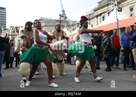 L'Afrique sur la place de Trafalgar Square 27 octobre 2018, Londres, Royaume-Uni. Banque D'Images