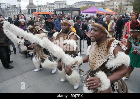 L'Afrique sur la place de Trafalgar Square 27 octobre 2018, Londres, Royaume-Uni. Banque D'Images