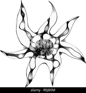 L'acide à la main star Illustration de Vecteur