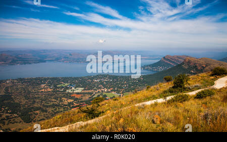 En haut de la montagne Magaliesberg juste en dehors de Pretoria, Afrique du Sud Banque D'Images