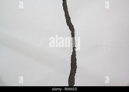 La moitié du papier déchiré dans Banque D'Images