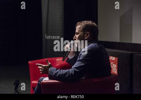 Rome, Italie. 05Th Nov, 2018. Davide Casaleggio président de l'association Casaleggio et de l'association Rousseau au cours d'une conférence pour la réunion de l'Association (AGOL Jeune leader d'opinion). Crédit : Matteo Trevisan/Pacific Press/Alamy Live News Banque D'Images