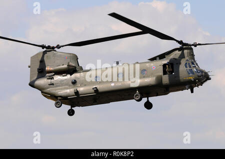 Hélicoptère Chinook de la Royal Air Force. Banque D'Images