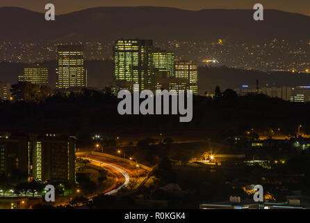 Donnant sur le fort Klapperkop de Pretoria, Pretoria, Afrique du Sud Banque D'Images