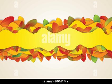 Abstract background vector automne entreprise ondulées Illustration de Vecteur