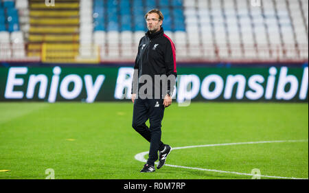 Belgrade, Serbie. 5 Nov 2018. L'entraîneur-chef Jurgen Klopp de Liverpool : Nikola Crédit Krstic/Alamy Live News Banque D'Images