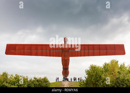 L'Ange du Nord, Newcastle upon Tyne, Angleterre Banque D'Images