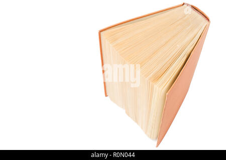 Livre sur fond blanc. Banque D'Images