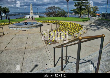 Flamme éternelle war memorial Kings Park à l'ouest de l'Australie Banque D'Images