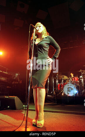 BLONDIE, GLASGOW BARROWLANDS, 19.11.98. Banque D'Images