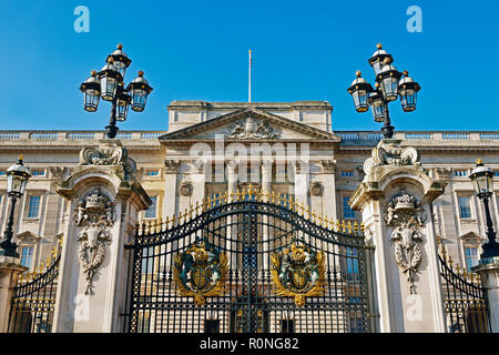 Le palais de Buckingham, Londres, Angleterre, Royaume-Uni Banque D'Images
