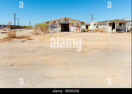 Bombay Beach, Californie, USA Banque D'Images