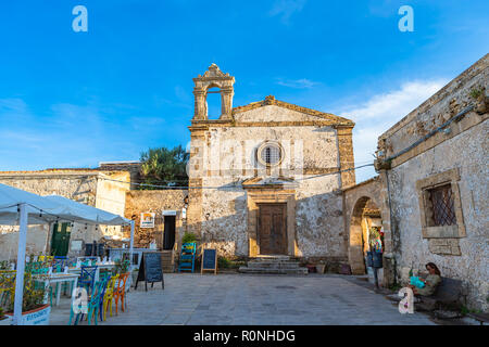 Marzamemi est l'un parmi les plus beaux villages de l'Italie de la mer 20. Marzamemi est une municipalité de la province de Syracuse, en Sicile. L'Italie. Banque D'Images