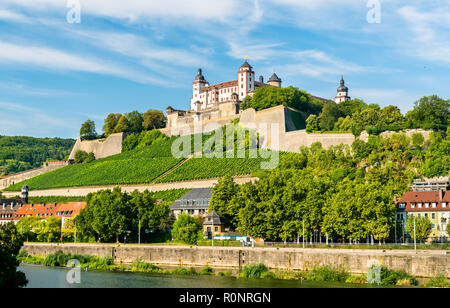 La forteresse de Marienberg à Würzburg, Allemagne Banque D'Images