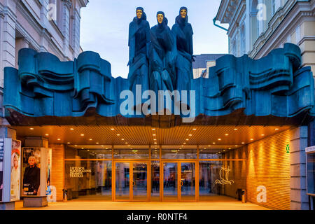 Théâtre dramatique national de Lituanie, Vilnius, Lituanie Banque D'Images