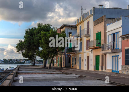 Portocolom, Felanitx, Majorque, Îles Baléares, Espagne, Europe Banque D'Images