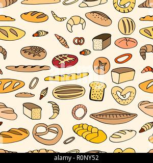 Pain blanc sur fond transparent. Hand drawn vector illustration au croquis style. Illustration de Vecteur