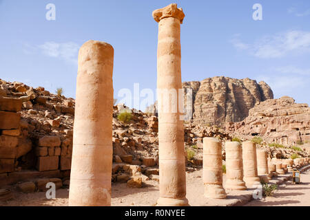 Petra, Madi Mousa, Royaume hachémite de Jordanie Banque D'Images