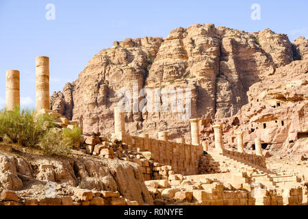 Petra, Madi Mousa, Royaume hachémite de Jordanie Banque D'Images