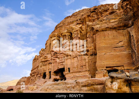 Petra, Madi Mousa, Royaume hachémite de Jordanie Banque D'Images