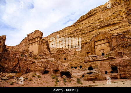 Petra, Madi Mousa, Royaume hachémite de Jordanie Banque D'Images