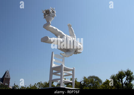 Œuvre de Joseph Klibansky à la place Museumplein à Amsterdam aux Pays-Bas 2018 Banque D'Images