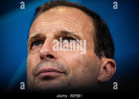 Turin, Italie. 6 novembre, 2018. Au cours de la conférence de presse avant le match de la Ligue des Champions entre la Juventus et Manchester United à l'Allianz Stadium, Turin, Italie le 6 novembre 2018. Credit : Alberto Gandolfo/Alamy Live News Banque D'Images