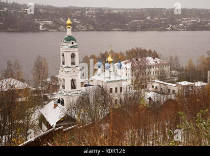 Eglise de Saint Barbara Plyos. Oblast d'Ivanovo. La Russie Banque D'Images