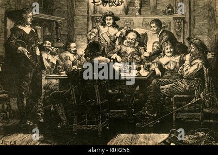 "L'introduction de Randolph à Ben Jonson at the Devil Tavern', (1897). Créateur : Inconnu. Banque D'Images