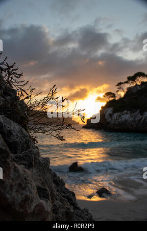 Calo des Moro à l'aube Banque D'Images