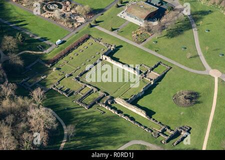 Ruines de Lesnes Abbey, Bexley, Londres, 2018. Créateur : Angleterre historique photographe personnel. Banque D'Images