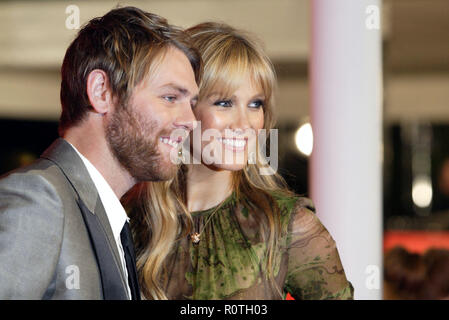 Delta Goodrem et Brian McFadden Les MTV Australia Awards tenue au Darling Harbour Convention and Exhibition Centre. Sydney, Australie. 27.03.09. Banque D'Images