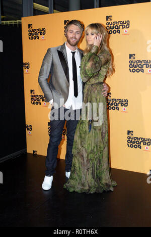 Delta Goodrem et Brian McFadden Les MTV Australia Awards tenue au Darling Harbour Convention and Exhibition Centre. Sydney, Australie. 27.03.09. Banque D'Images