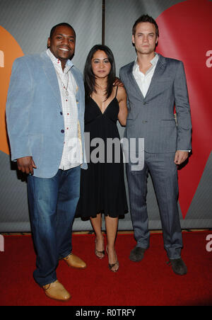 Mikhi Phifer, Nagra Parminder et Shane West arrivant à la NBC tca Winter party au Ritz Carlton à Los Angeles. Le 17 janvier 2007. contact avec les yeux f Banque D'Images