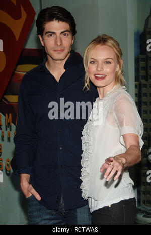 Brandon Routh et Kate Bosworth arrivant à Superman @ Kitson à Beverly Hills à Los Angeles.1er mai 2006. - RouthBrandon  B 06 Banque D'Images