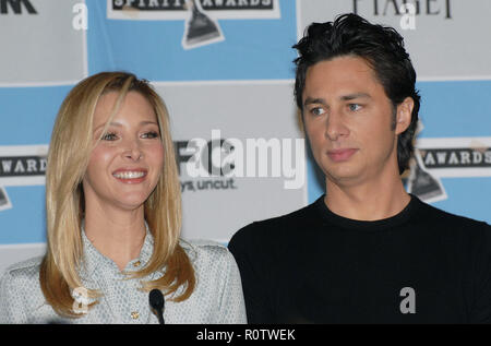 Lisa Kudrow et Britney Spears Zach annonçant le film 2008 Prix de l'esprit indépendant nommé à l'hôtel Sofitel à Los Angeles. - 0 Banque D'Images