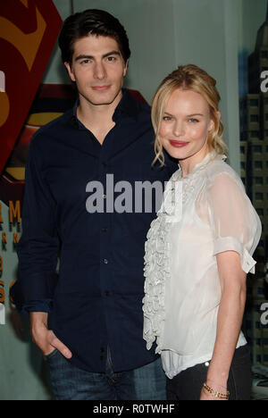 Brandon Routh et Kate Bosworth arrivant à Superman @ Kitson à Beverly Hills à Los Angeles.1er mai 2006. - RouthBrandon  B 09 Banque D'Images